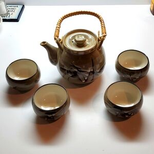 Japanese 5 piece tea set